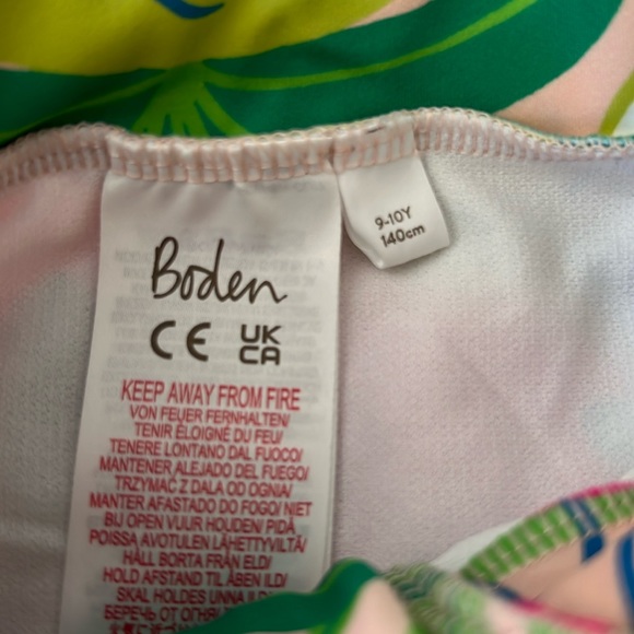 Mini Boden Long-Sleeved Swimsuit - Picture 2 of 4